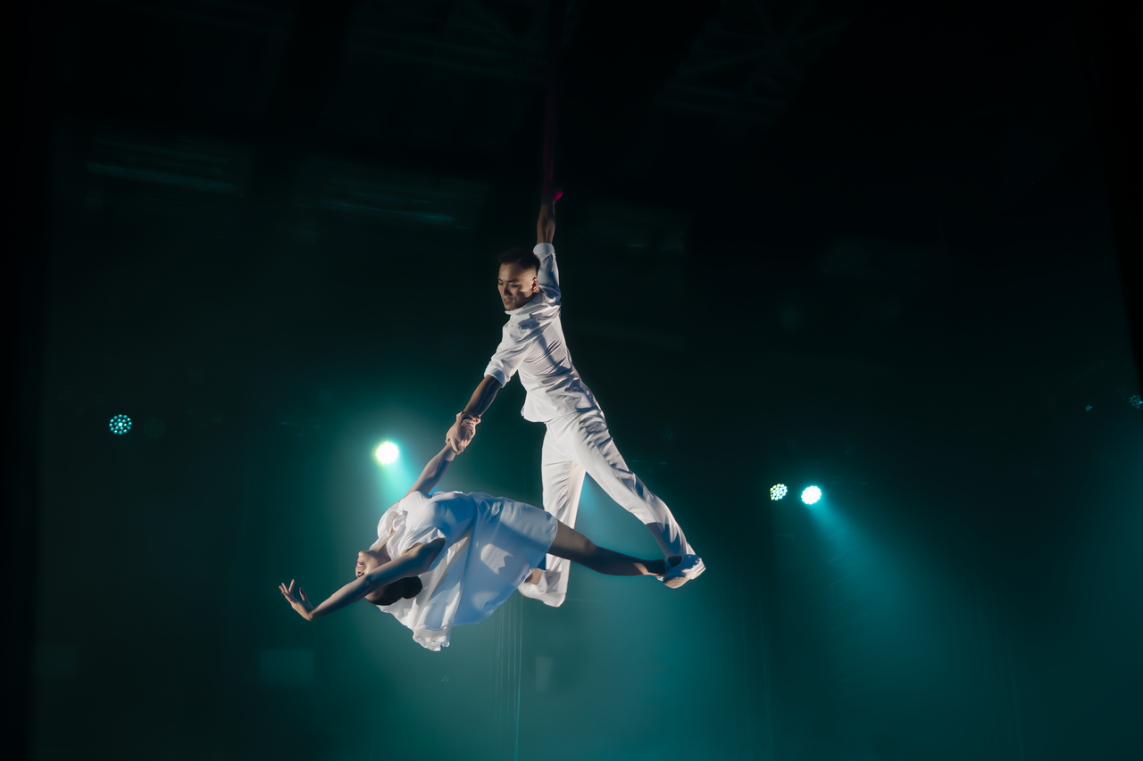 Giây phút thăng hoa trên sân khấu của bộ đôi.