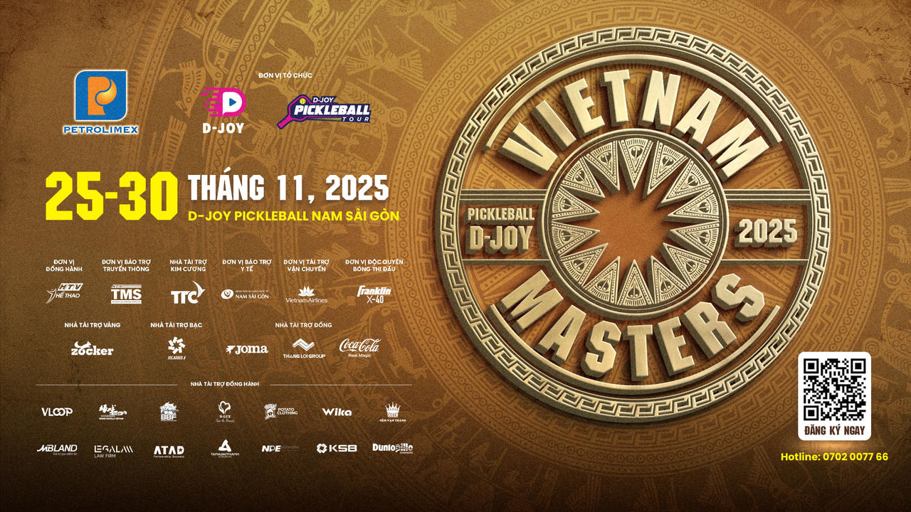Pickleball D-Joy Vietnam Masters - Petrolimex Cup là “Grand Slam” đầu tiên của pickleball Việt Nam&nbsp;