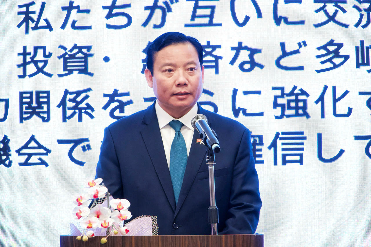 Phó Chủ tịch UBND tỉnh Tây Ninh Phạm Tấn Hoà phát biểu chào mừng tại Hội nghị.