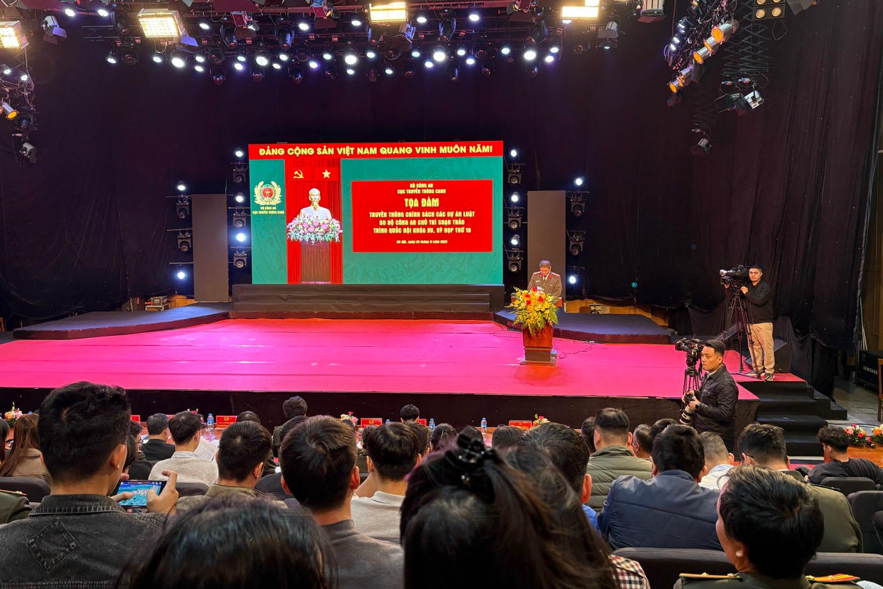 Tăng cường tuyên truyền các dự án luật do Bộ Công an chủ trì soạn thảo trình Quốc hội