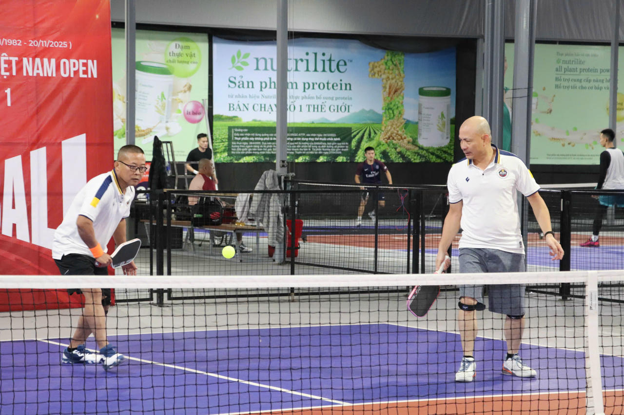 Sôi nổi Giải Pickleball Báo Pháp luật Việt Nam Open - Cúp ACSV lần thứ nhất, năm 2025