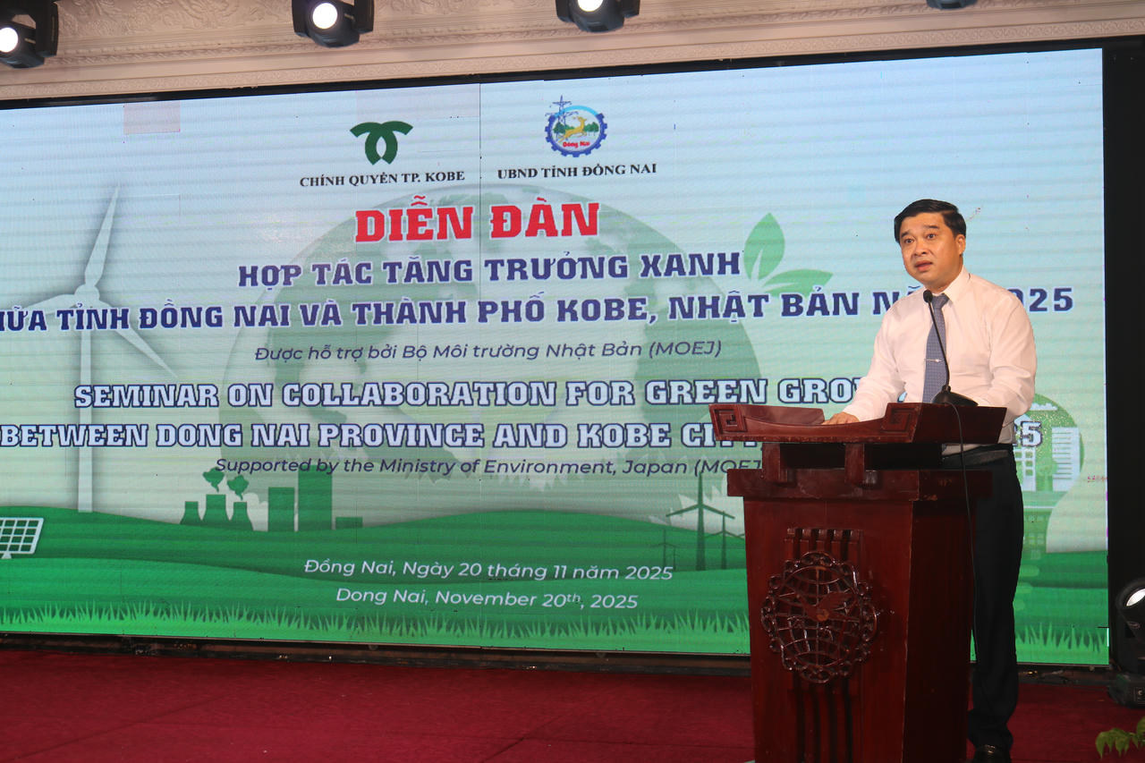 Đồng Nai - Kobe (Nhật Bản) "bắt tay" xây dựng mô hình khu công nghiệp sinh thái