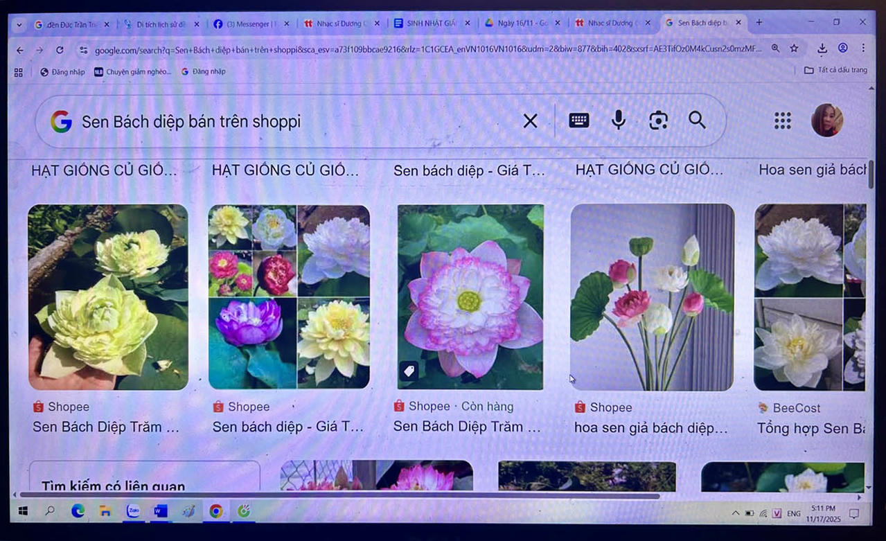 Trà sen thiên cổ đệ nhất trên môi trường số. (Ảnh P.V)