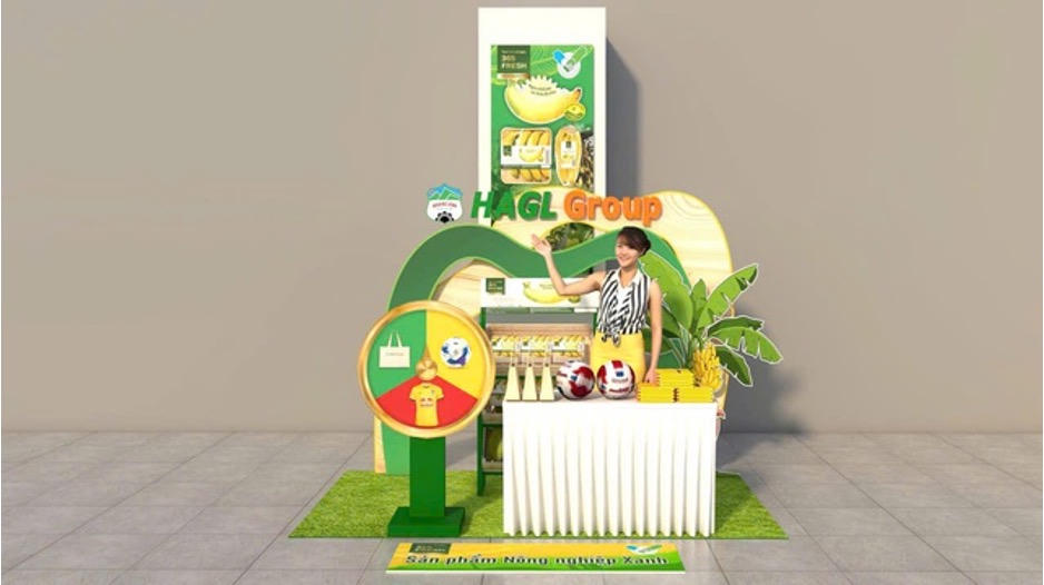 Các sản phẩm của HAGL bắt đầu có trong hệ thống Lotte Mart.