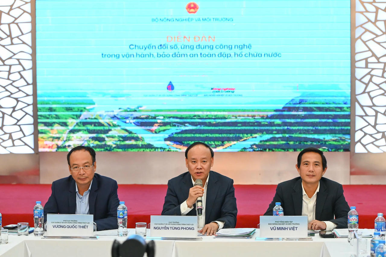 Đại diện Bộ Nông nghiệp và Môi trường chia sẻ ý kiến tại Diễn đàn.