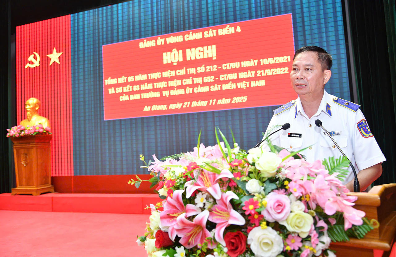 Bộ Tư lệnh Vùng Cảnh sát biển 4 xây dựng bản lĩnh, giữ vững kỷ luật