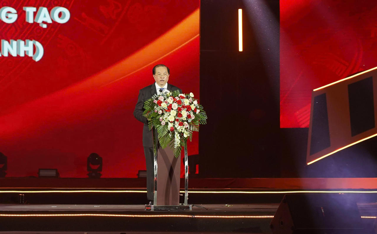 Ông Tạ Quang Đông - Thứ trưởng Bộ Văn hóa, Thể thao và Du lịch phát biểu. 