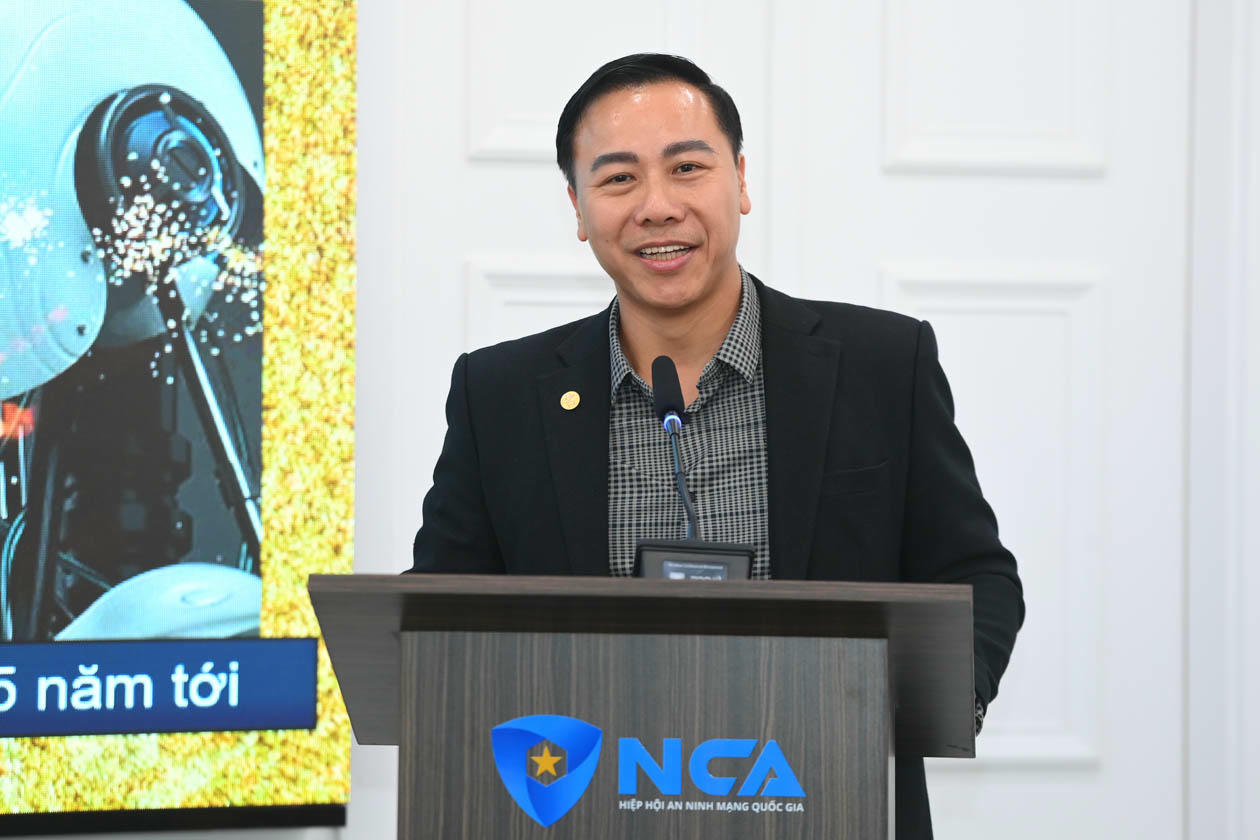 Thượng tá Nguyễn Đình Đỗ Thi, Phó Trưởng phòng An ninh thông tin mạng (A05, Bộ Công an).
(Ảnh trong bài: NCA)