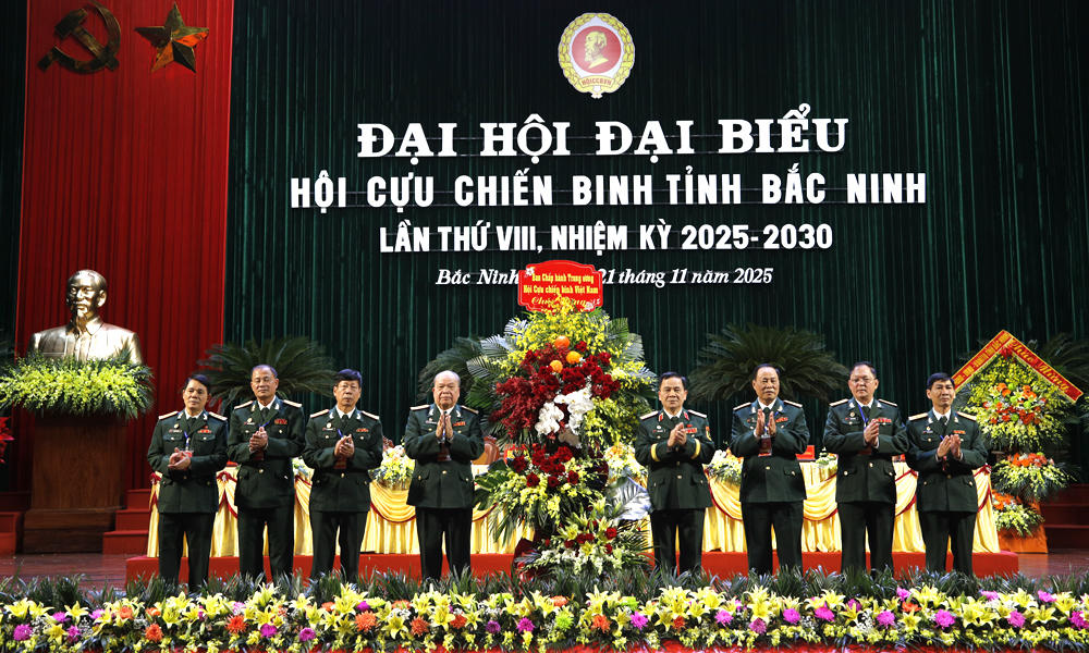 Bắc Ninh: Đại hội đại biểu Hội Cựu chiến binh tỉnh lần thứ VIII, nhiệm kỳ 2025 - 2030