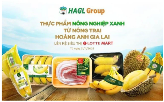 Các sản phẩm xanh sạch của Tập đoàn Hoàng Anh Gia Lai chính thức vào hệ thống LOTTE MART