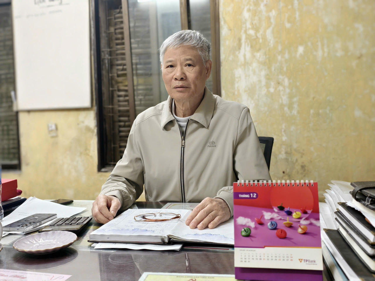 Ông Nguyễn Văn Hùng, Chủ tịch Hội làng nghề dệt lụa Vạn Phúc