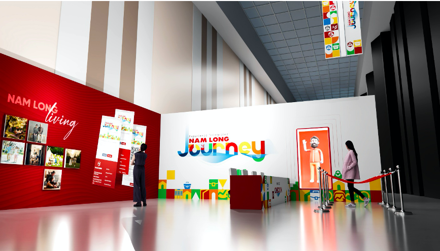 Toàn cảnh khu vực check-in tại sự kiện