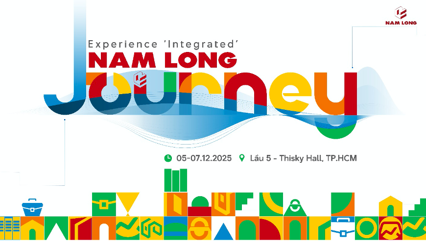 Hình ảnh nhận diện chính thức sự kiện Nam Long Journey 2025.