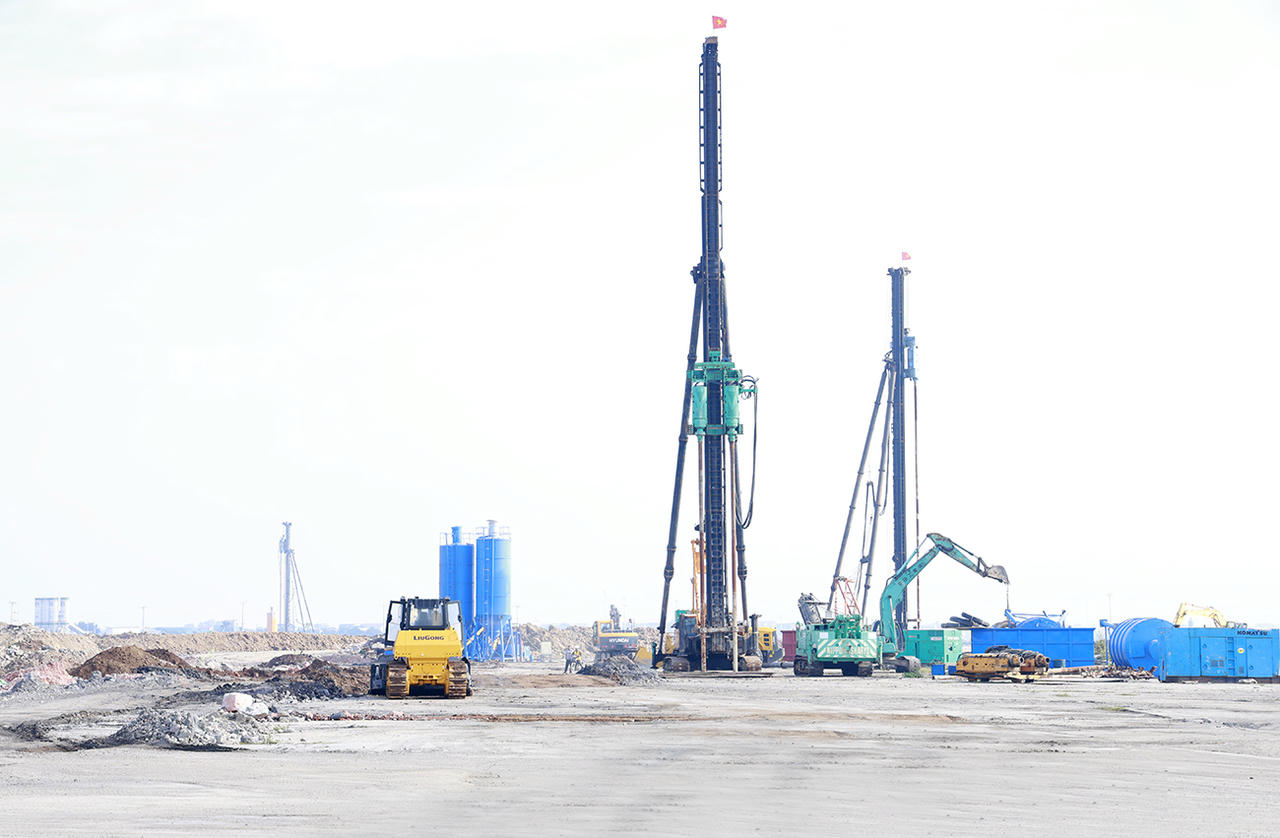 Các hạng mục Dự án Cảng hàng không Quốc tế Gia Bình đang được đẩy nhanh tiến độ