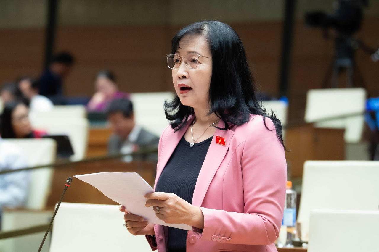 Đại biểu Trần Thị Thu Đông. (Ảnh: quochoi.vn)