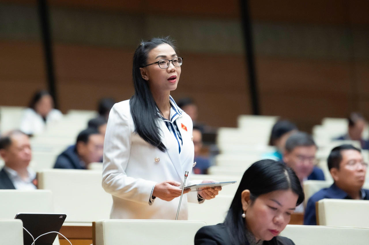 Đại biểu Trịnh Thị Tú Anh.