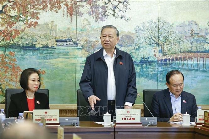 Tổng Bí thư Tô Lâm phát biểu. Ảnh: Doãn Tấn/TTXVN