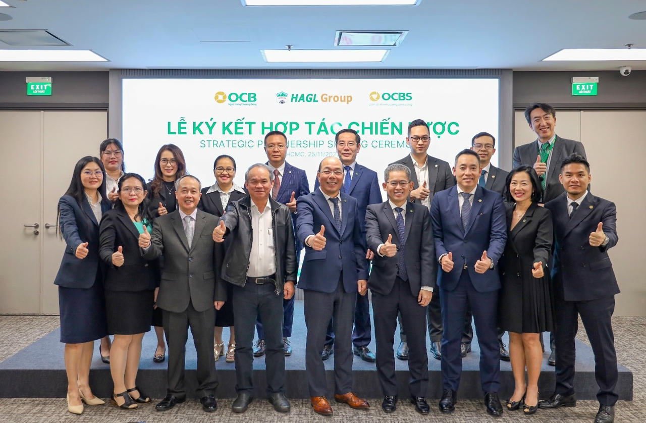 Sự hợp tác chiến lược OCB, OCBS, HAGL hướng tới mục tiêu thúc đẩy tài chính xanh và phát triển bền vững.  
