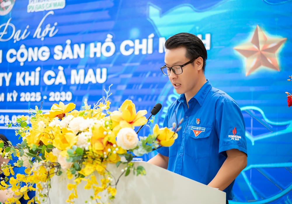 Anh Nguyễn Thanh Tân, Phó Bí thư Đoàn thanh niên Công ty Khí Cà Mau, 1 trong 7 thanh niên của PV GAS trúng tuyển.