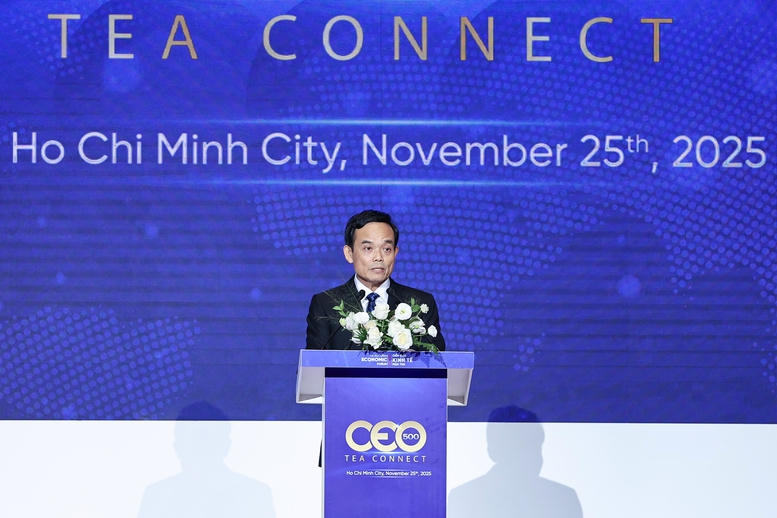 Bí thư Thành ủy TP HCM Trần Lưu Quang phát biểu tại chương trình - Ảnh: VGP/Nhật Bắc