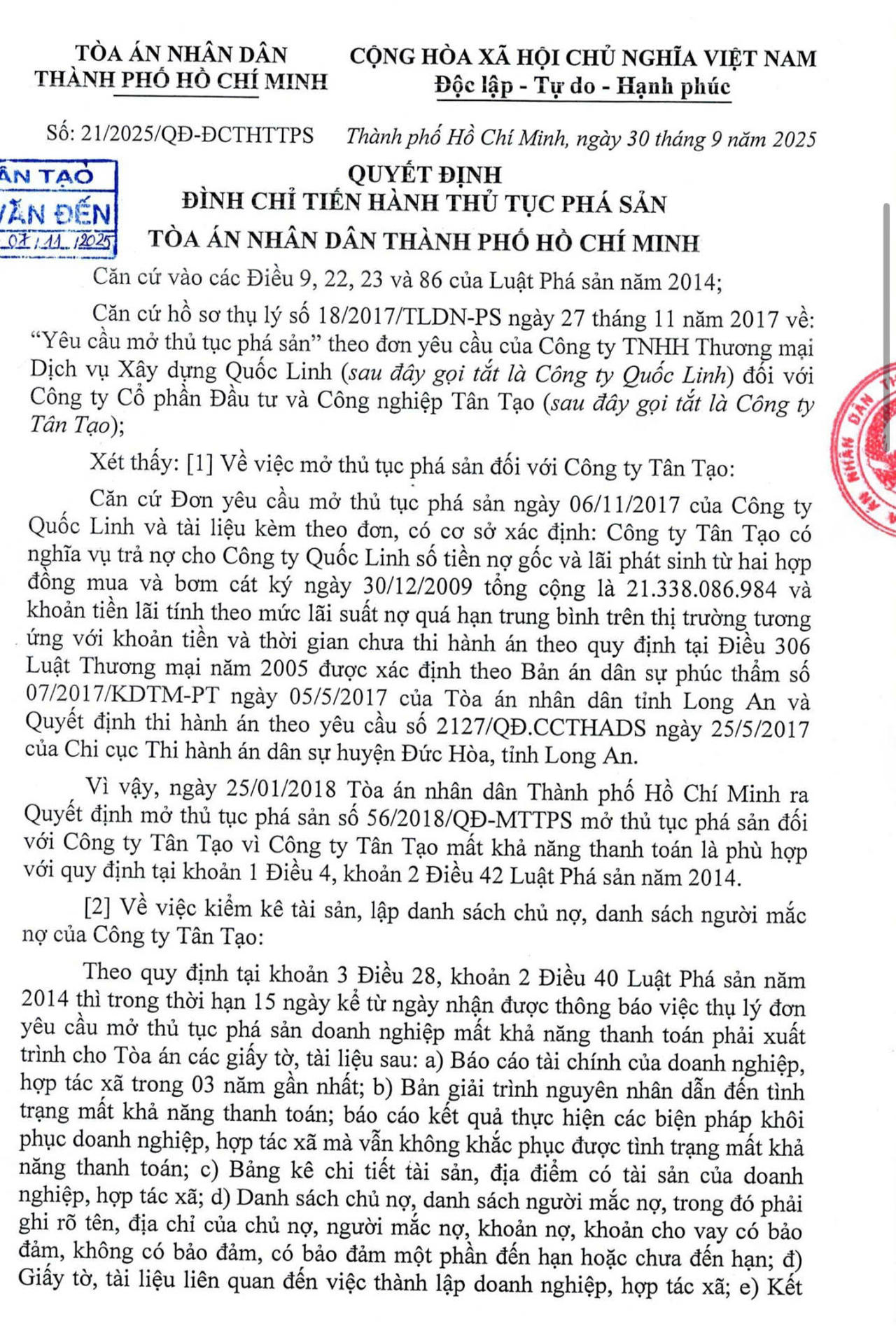 Quyết định 21/2025/QĐ-ĐCTHTTPS. (Ảnh trong bài: Bùi Yên)
