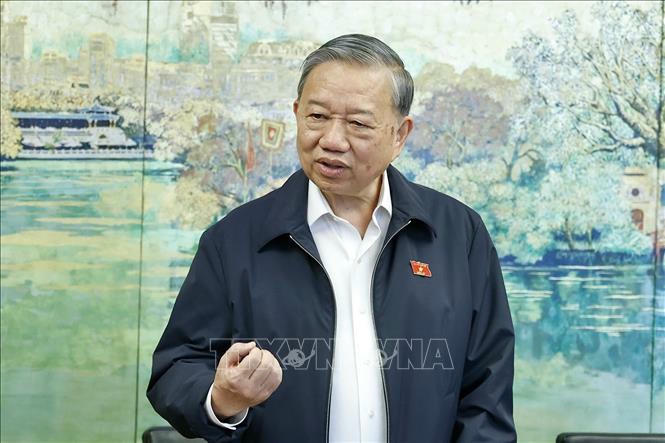 Tổng Bí thư Tô Lâm phát biểu. Ảnh: Doãn Tấn/TTXVN