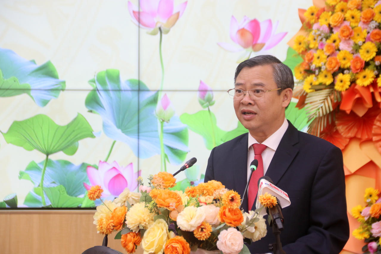 Ông Trương Cảnh Tuyên - Chủ tịch UBND TP Cần Thơ đánh giá cao ý nghĩa của Hội nghị ký kết.