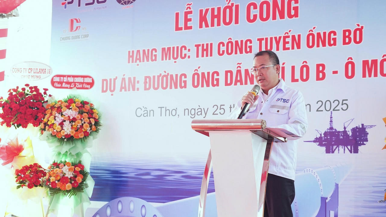 Phó Tổng Giám đốc PTSC Trần Hoài Nam khẳng định các nhà thầu sẽ phối hợp chặt chẽ với SWPOC và chính quyền địa phương để đảm bảo mặt bằng, duy trì an toàn và kiểm soát chất lượng trong suốt quá trình thực hiện.