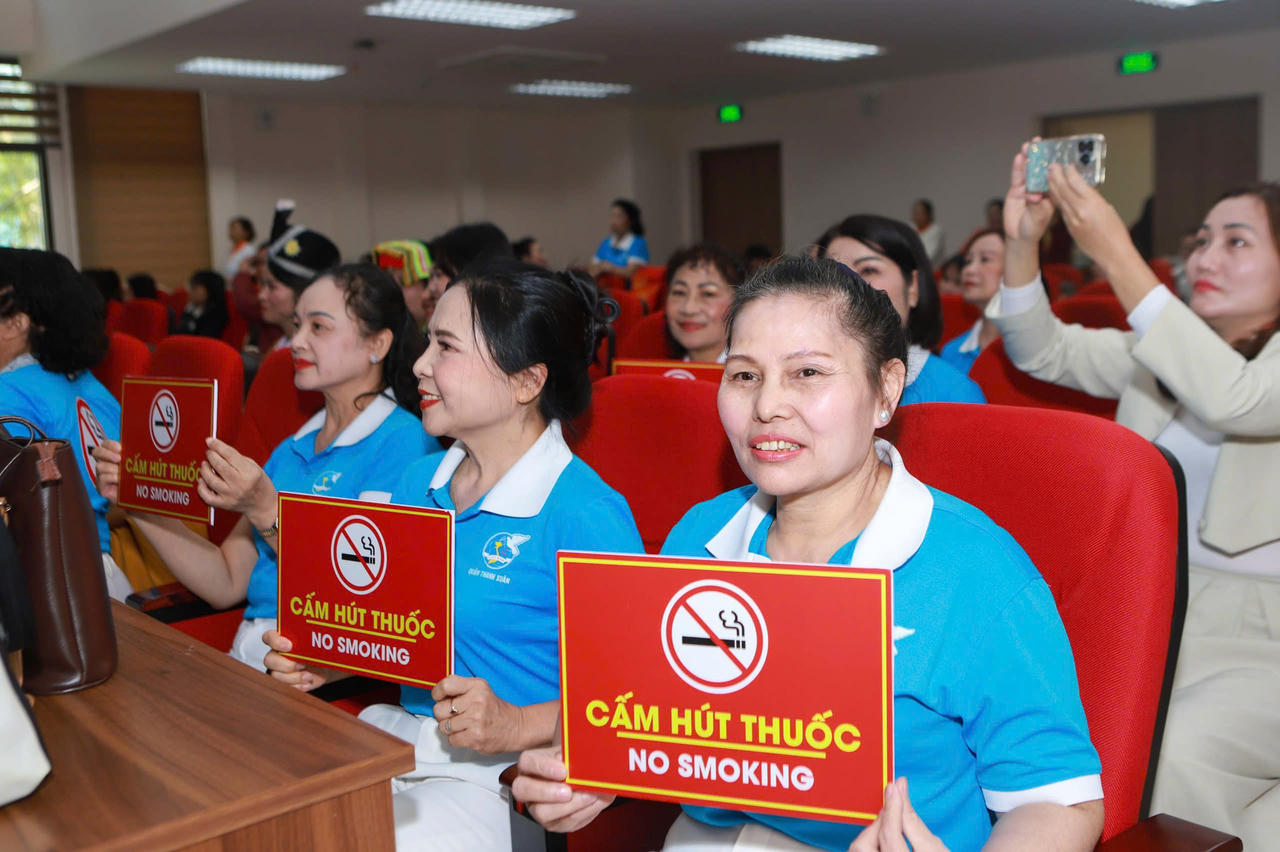 Với thế mạnh là sự khéo léo, sáng tạo và tinh thần gắn kết cộng đồng, hội viên phụ nữ tại các địa phương đã thể hiện nhiều ý tưởng độc đáo,&nbsp;hướng tới mục tiêu xây dựng môi trường sống không khói thuốc, vì tương lai phát triển bền vững. (Nguồn: BTC)