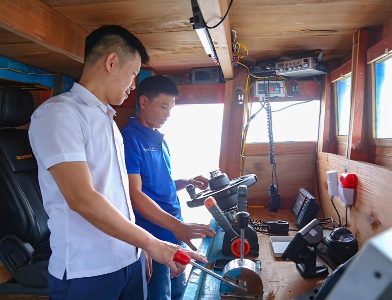 100% tàu khai thác vùng khơi đã lắp đặt thiết bị giám sát hành trình (VMS).