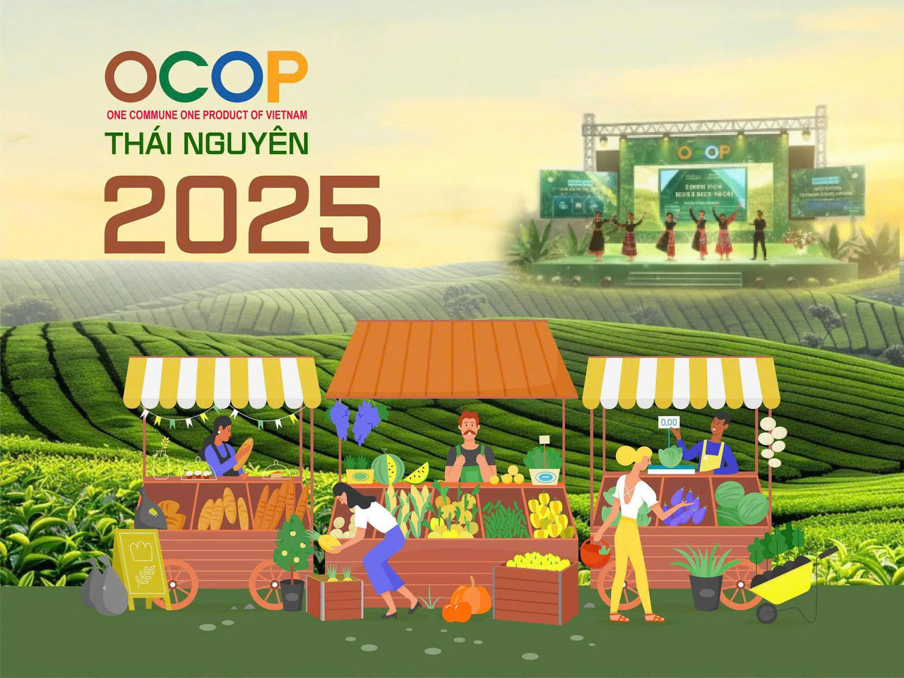 Hội thi OCOP Thái Nguyên 2025: Hội tụ và lan tỏa tinh hoa nông sản Việt