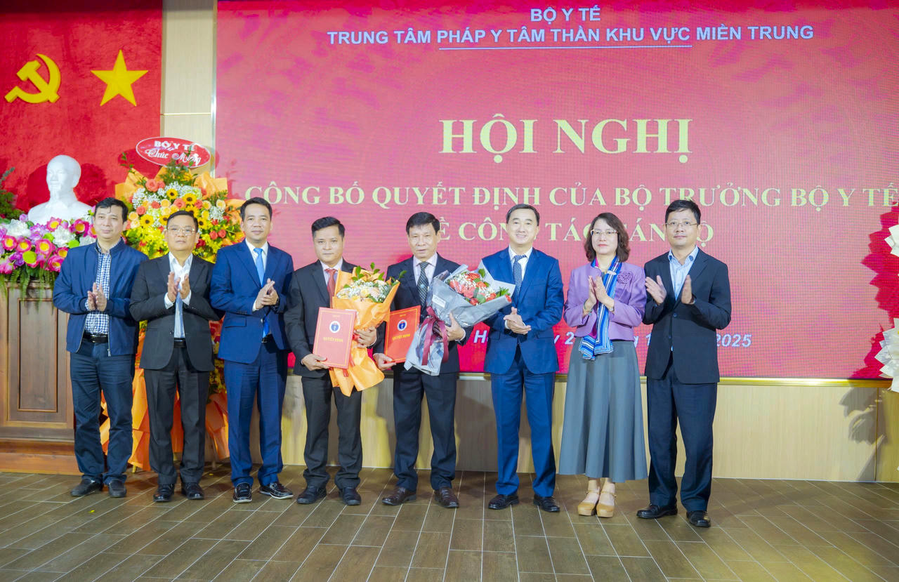 BSCKII Nguyễn Đăng Nguyên tiếp tục giữ chức Giám đốc Trung tâm Pháp y tâm thần khu vực miền Trung