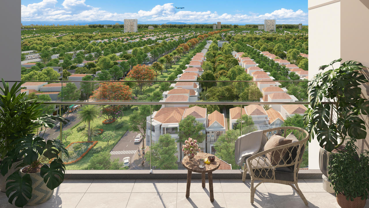 Cora Tower mở ra cơ hội an cư và đầu tư bền vững phía Nam Đà Nẵng. (Ảnh phối cảnh: Sun Property)  