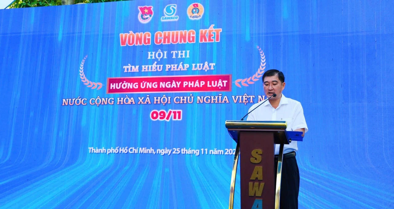 Ông Lý Bửu Nghĩa – Phó Tổng Giám đốc SAWACO, Trưởng Ban Tổ chức