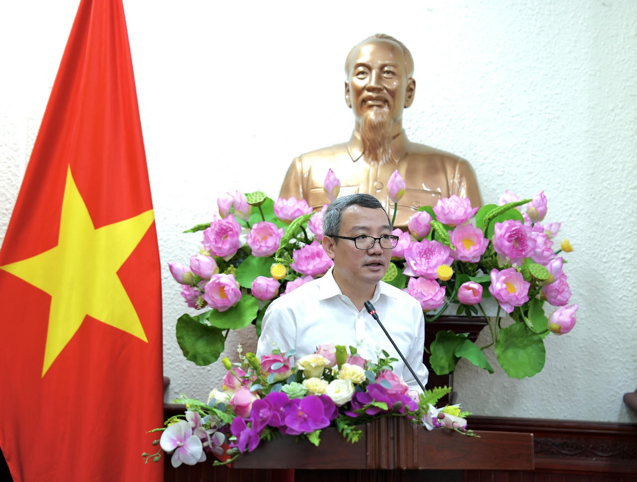 Cục trưởng Cục Kiểm tra văn bản và Quản lý xử lý vi phạm hành chính (Bộ Tư pháp) Hồ Quang Huy.