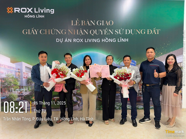 Pháp lý minh bạch, ROX Living Hồng Lĩnh 'tạo sóng' thị trường