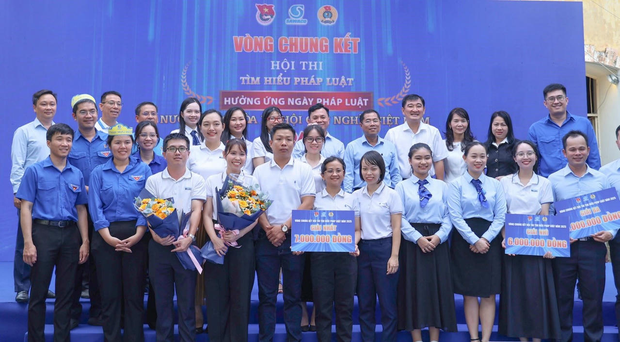 Lan tỏa văn hóa pháp luật từ Hội thi Tìm hiểu pháp luật 2025 của SAWACO