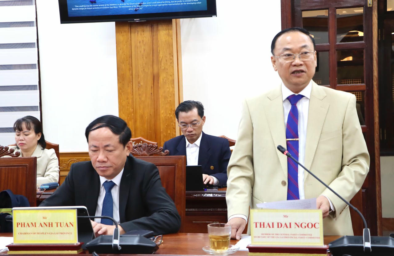 Bí thư Tỉnh ủy Gia Lai Thái Đại Ngọc kỳ vọng các dự án sẽ mở ra hướng phát triển đột phá cho tỉnh Gia Lai.