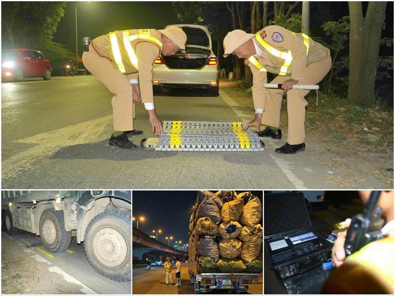 CSGT Hà Nội: Đồng loạt ra quân xử lý xe vận tải vi phạm trên các tuyến đường