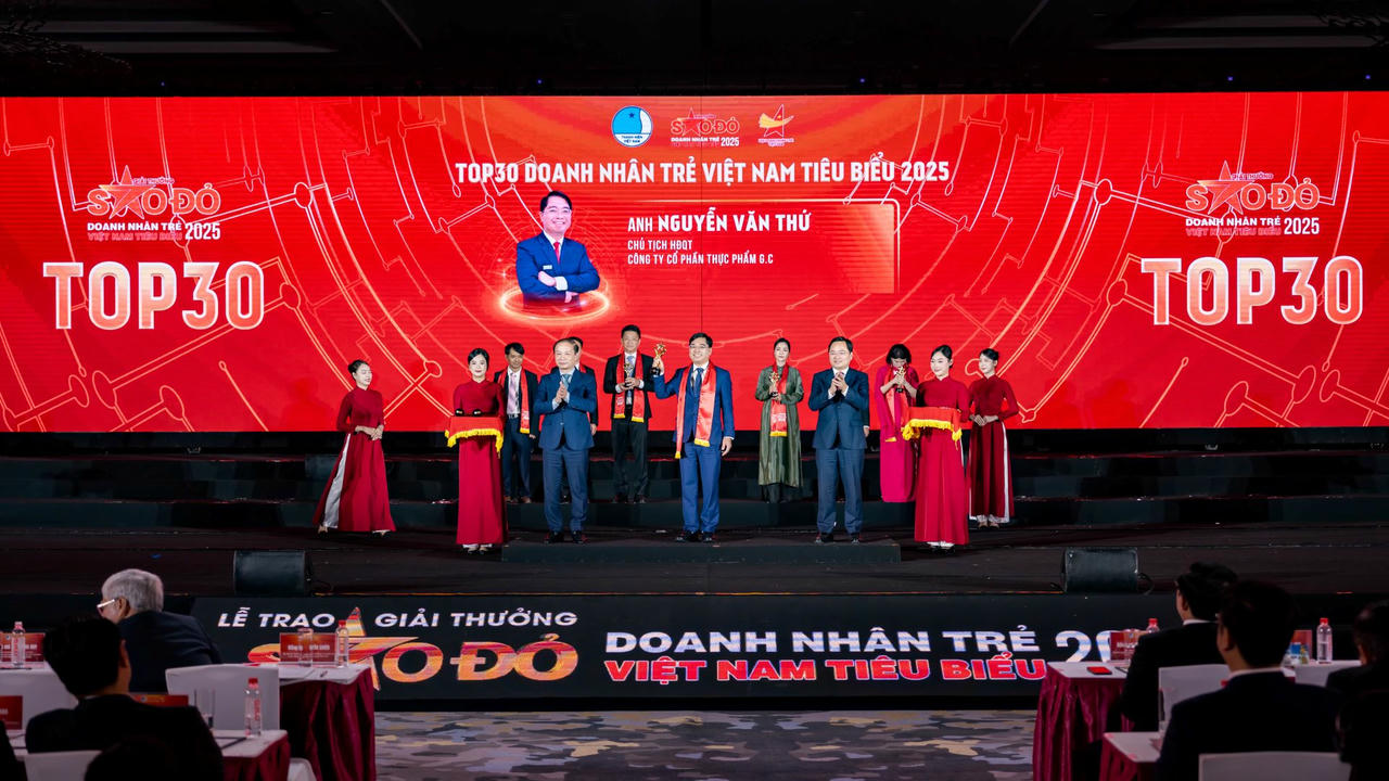 GC Food lần thứ ba liên tiếp được vinh danh Giải thưởng Sao Đỏ