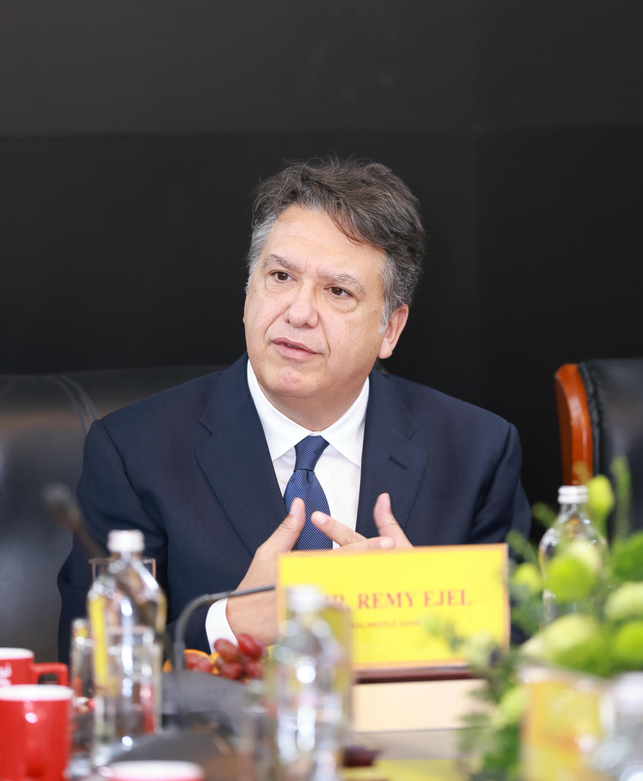 Ông Remy Ejel chia sẻ tại buổi làm việc với Bộ NN&amp;MT