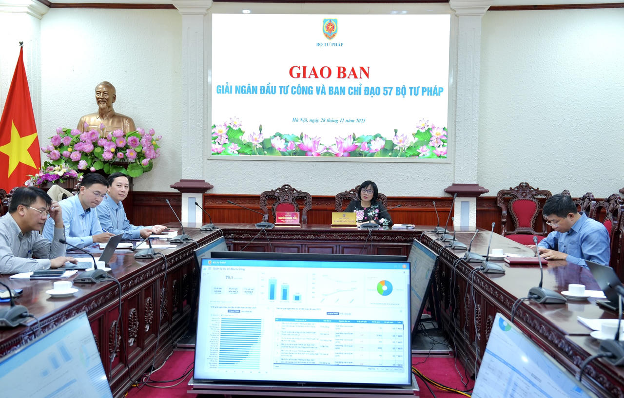 Bộ Tư pháp ứng dụng công nghệ thông tin trong quản lý dự án đầu tư công