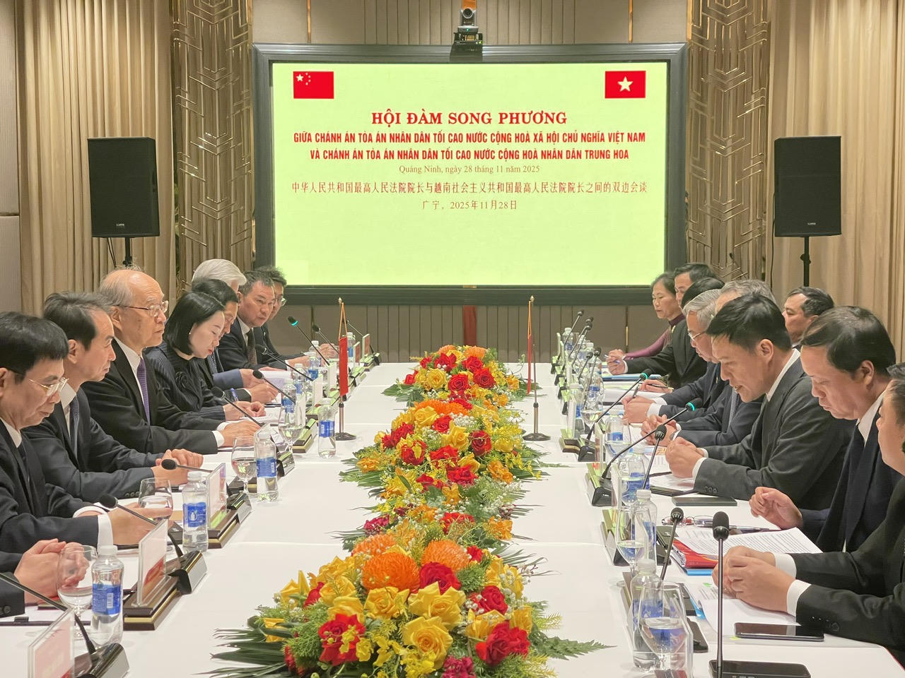 Hội đàm giữa Chánh án TAND tối cao Việt Nam và Chánh án TAND tối cao Trung Quốc tại Quảng Ninh