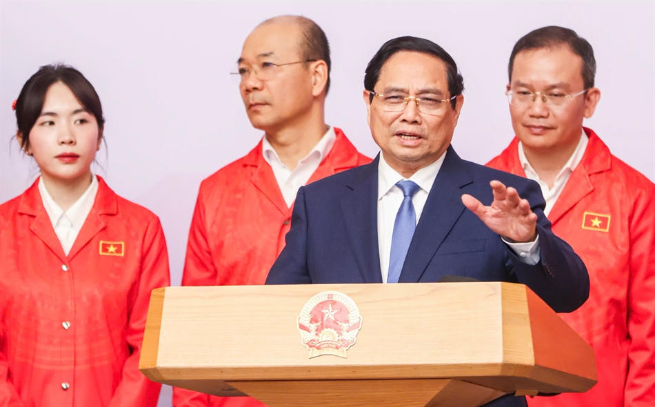 Thủ tướng Phạm Minh Chính phát biểu tại buổi Lễ 

