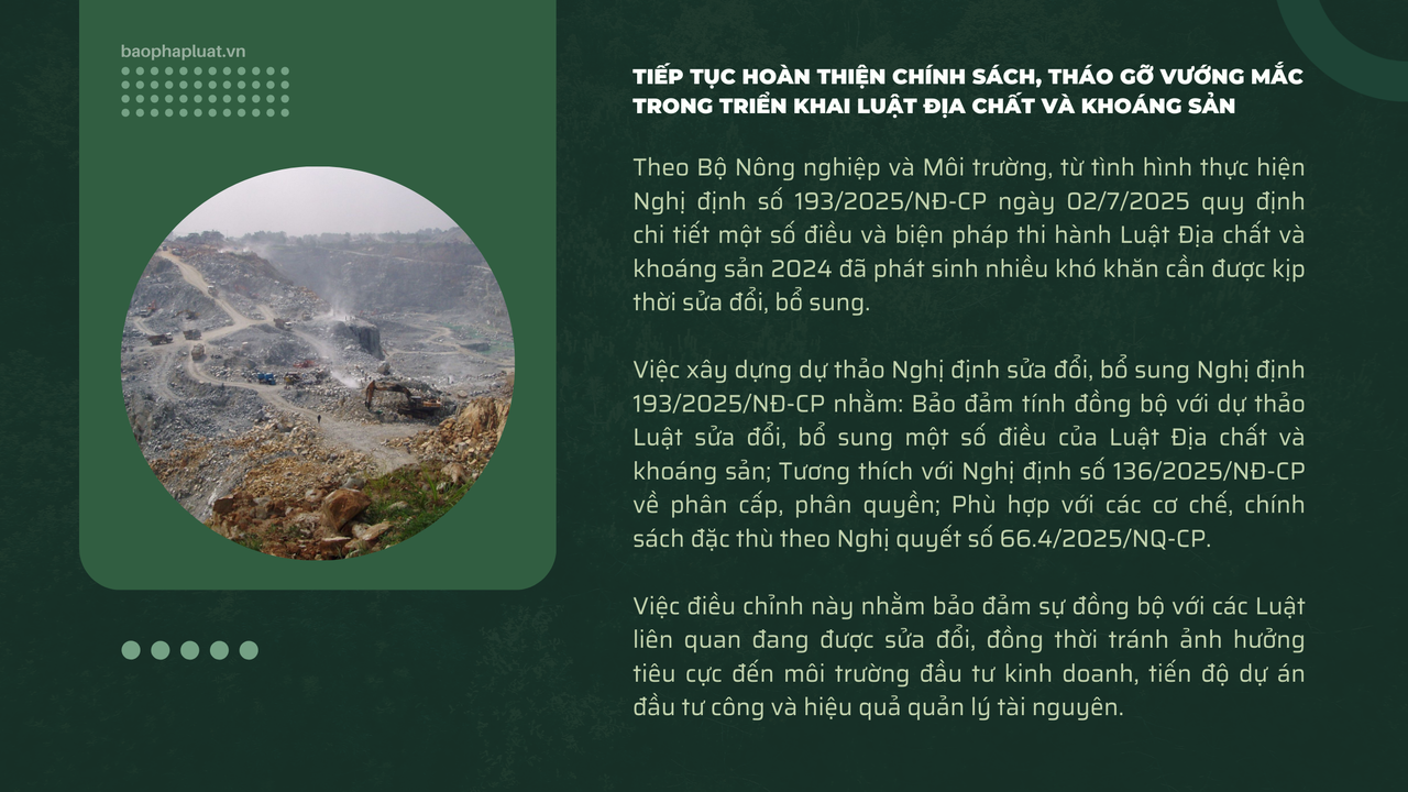 Tiền cấp quyền khai thác khoáng sản và & những thay đổi quan trọng trong Luật Địa chất và Khoáng sản 2024