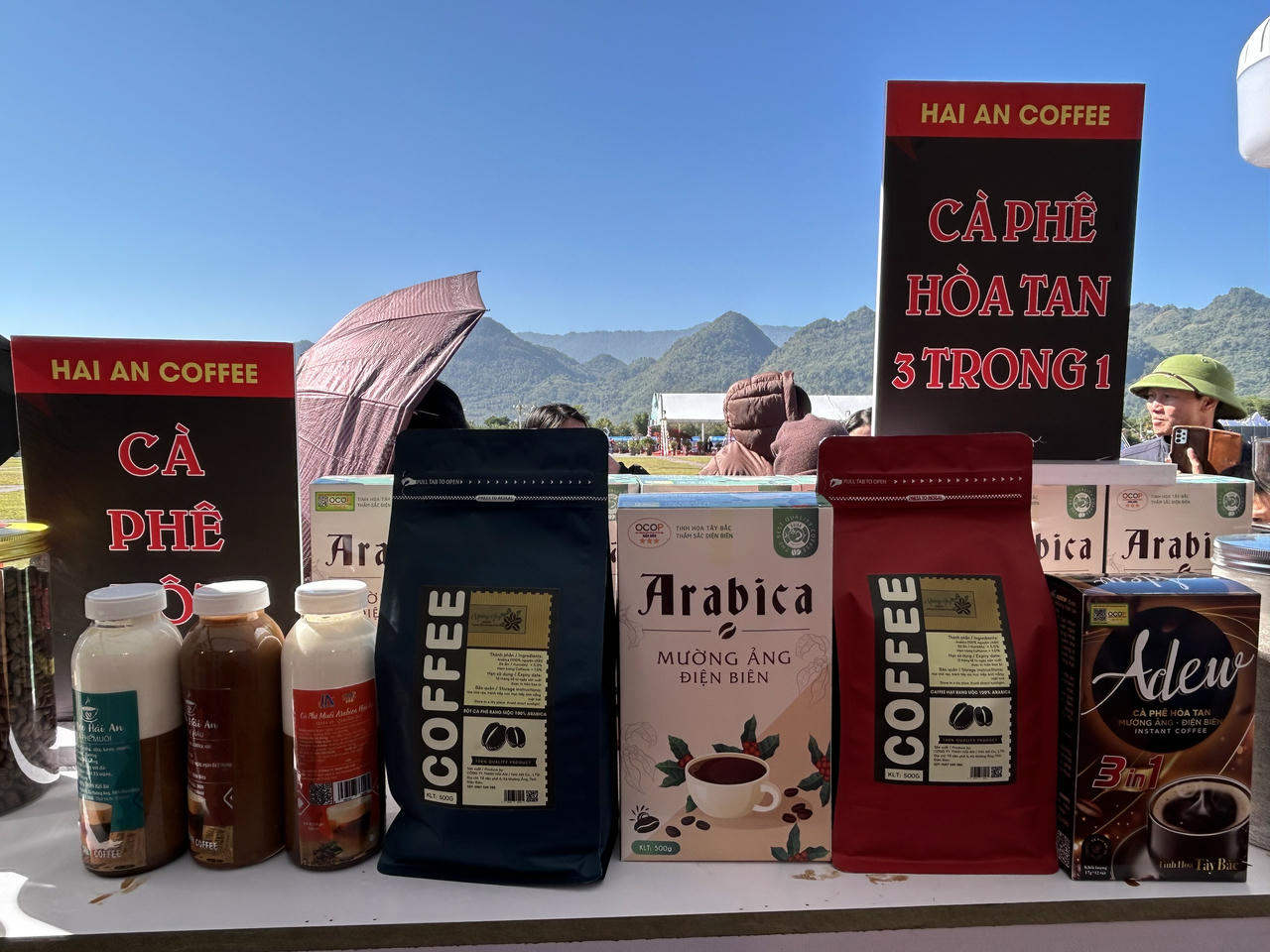 Các sản phẩm trưng bày của Công ty TNHH Hải An.