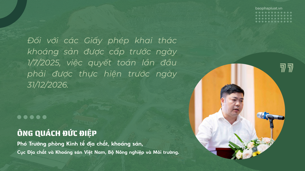 Tiền cấp quyền khai thác khoáng sản và & những thay đổi quan trọng trong Luật Địa chất và Khoáng sản 2024