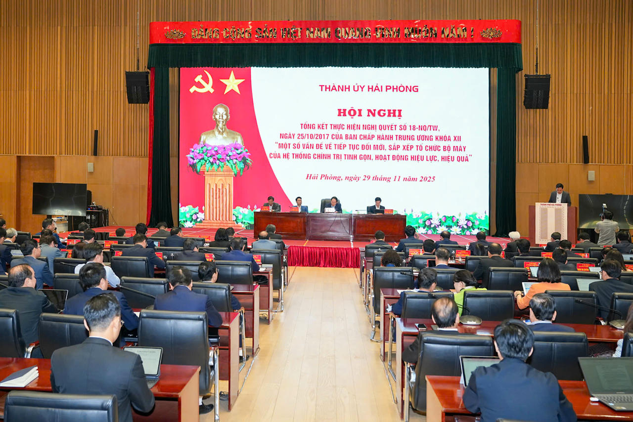 Hải Phòng: Tiếp tục tinh gọn tổ chức bộ máy, vận hành hiệu năng, hiệu lực, hiệu quả
