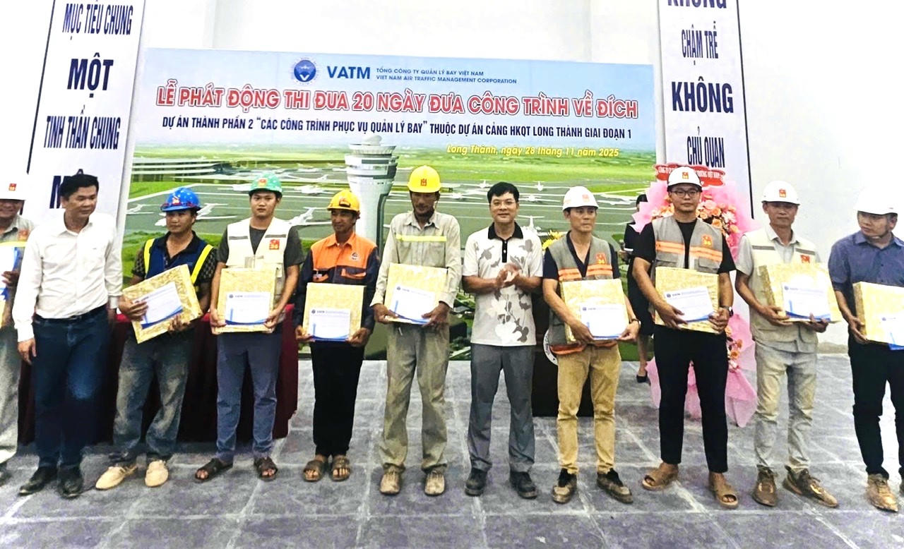 Sân bay Long Thành phát động phong trào ‘20 ngày về đích’
