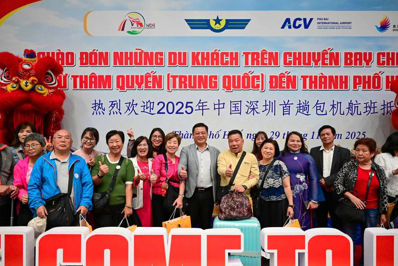 Sự kiện là&nbsp;tín hiệu đáng mừng cho nỗ lực mở rộng phát triển đường bay quốc tế đến sân bay quốc tế Phú Bài của TP Huế sau khi đưa Nhà ga T2 đi vào hoạt động.